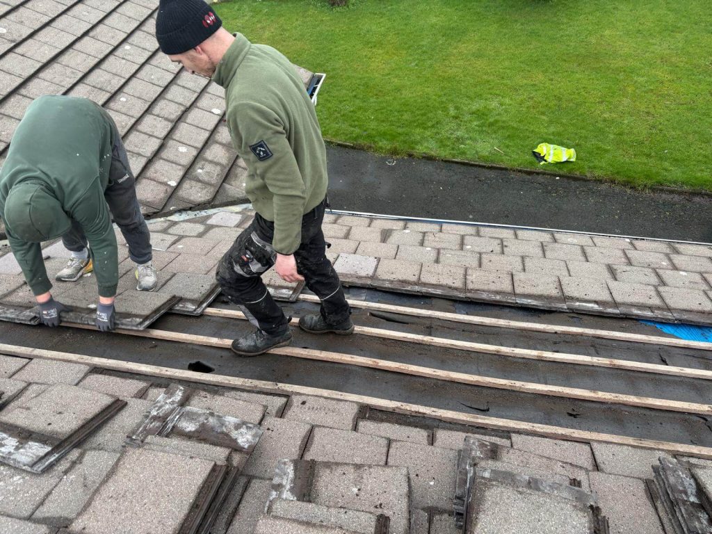 repairing a leaky roof