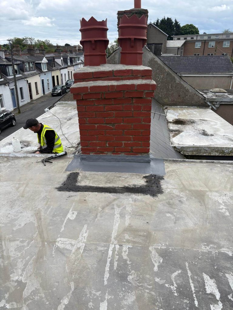 repairing chimney
