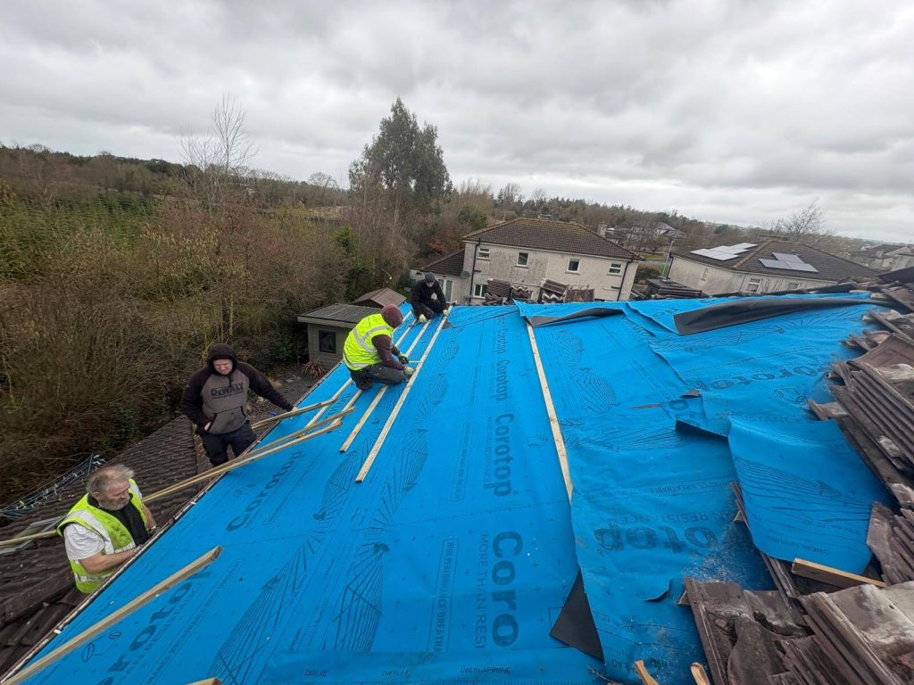 underlay and roof leak repair